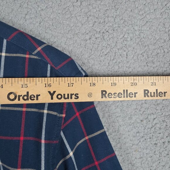 Bonobos Shirt Mens Size Medium Plaid Multicolor Windowpane Long Sleeve Slim Fit - Picture 9 of 10